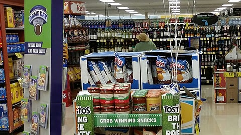 Kroger 'Game Day Greats' Displays