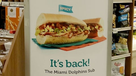 Publix 'It's Back' Standee