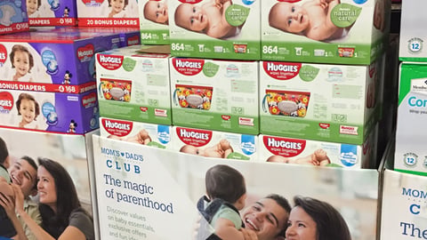Sam's Club Huggies 'Parenthood' Pallet