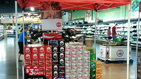 Coca-Cola ESPN College Football Walmart Display