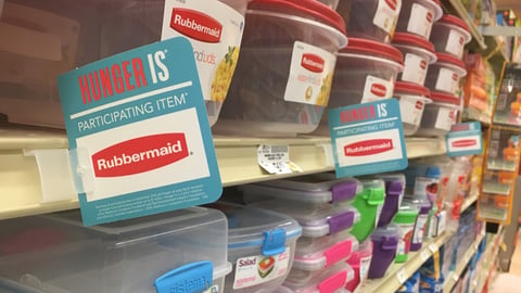 Safeway Rubbermaid 'Hunger Is' Shelf Talkers