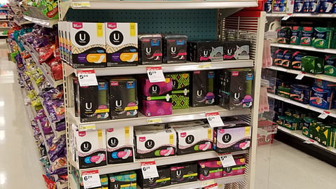 Target U by Kotex 'First Period Kit' Endcap