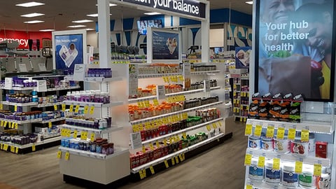CVS HealthHUB 'Reach Your Balance' Gondola 