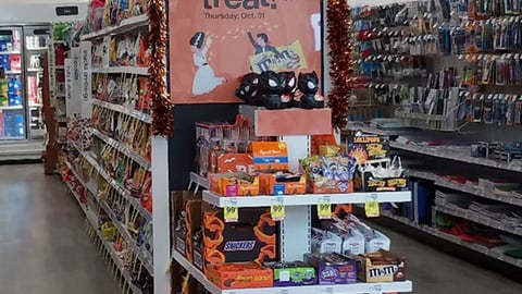 CVS HealthHUB 'Trick or Treat' Endcap