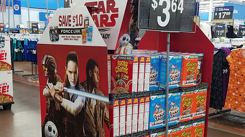 General Mills 'Be Jedi Ready' Pallet Display