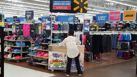 P&G Walmart 'Made with American Jobs' Station