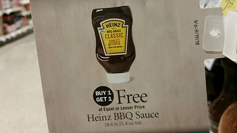 Publix Heinz 'Street Cuisine Sale' Shelf Talker
