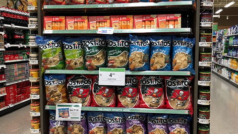 Publix Tostitos 'Tailgate Party' Endcap