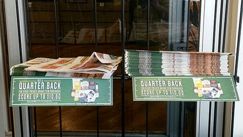 Food Lion 'A Bag of Apples Today' Rack Sign