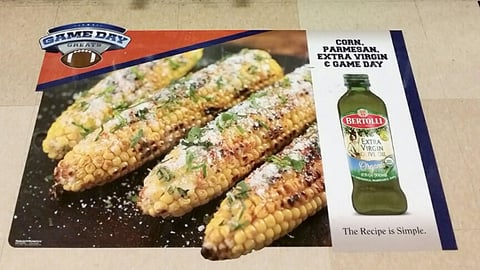 Bertolli King Soopers 'Game Day' Floor Cling