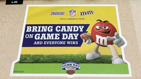 M&M King Soopers 'Everyone Wins' Floor Cling