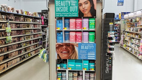 Walmart 'Beauty from the Inside Out' Endcap Display