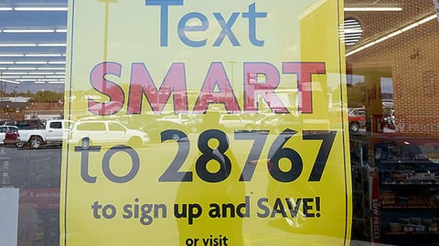 Family Dollar 'Smart Coupons' Window Poster