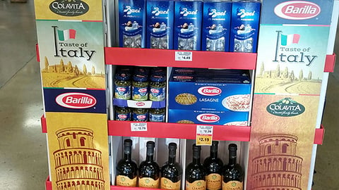 Fred Meyer 'Taste of Italy' Pallet Display