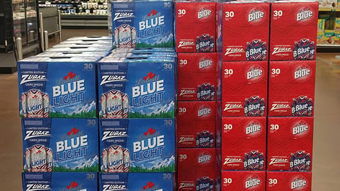 Walmart Labatt 'Game Time' Pallet