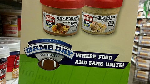 Campbell's Chunky 'Where Foods and Fans Unite' Shelf Talker
