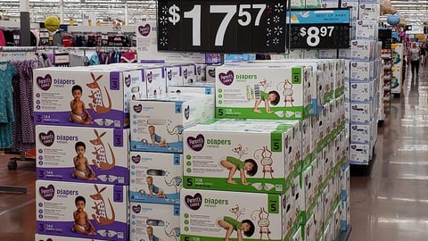 Walmart Parent's Choice 'Best of Baby Month' Pallet Train