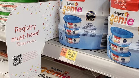 Walmart Baby Registry 'Must-Have' Shelf Talker