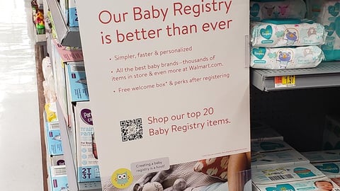 Walmart Baby Registry Side Panel