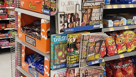 Walmart Upfront Magazine Rack