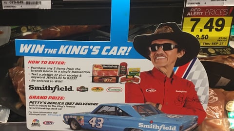 Jewel-Osco Smithfield 'Win the King's Car' Dangler