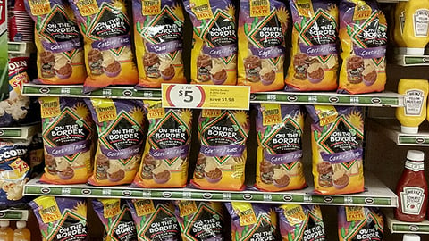 Winn-Dixie Chips 'Game Day' In-Line Display