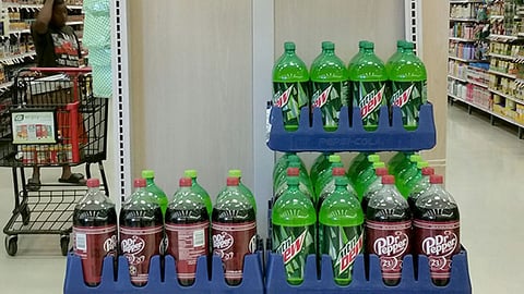 Winn-Dixie Soda '10 for $10' Endcap
