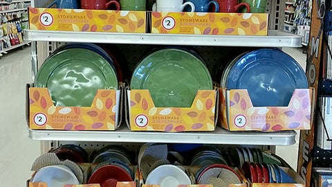 Winn-Dixie Stoneware Dinnerware Shelf Trays