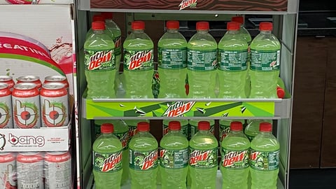 City Market Mountain Dew 'Rock Your Tastebuds' Rack