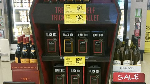 Constellation Brands Coffin Aisle Display
