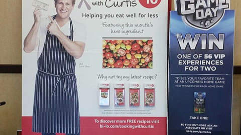 Bi-Lo 'Cooking With Curtis' Standee