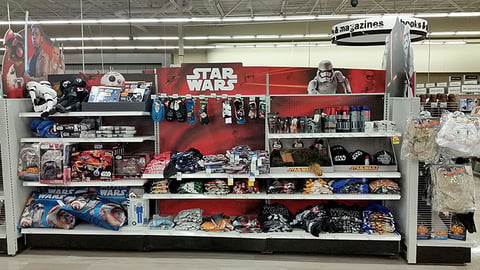 Meijer Star Wars In-Line Displays