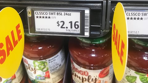 Amazon Fresh Digital Price Label