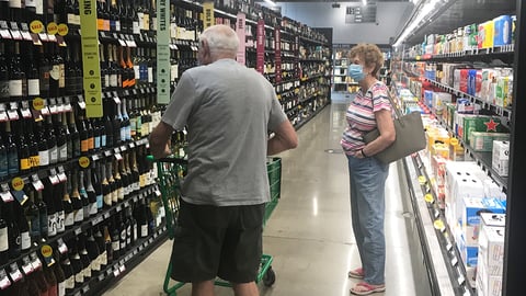 Amazon Fresh Alcohol Aisle
