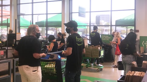 Amazon Fresh Dash Cart Lane