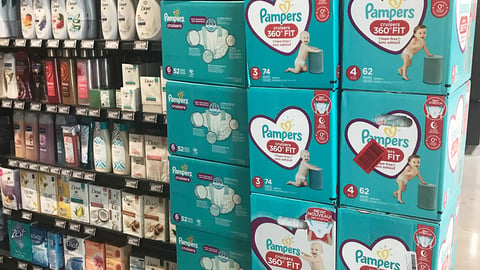 Amazon Fresh Pampers Case Stack