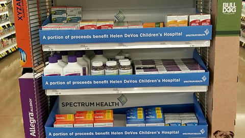 Meijer Spectrum Health Endcap