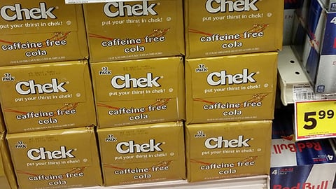 Winn-Dixie Chek 'Try Our New Flavors' Shelf Sign