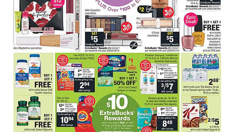 CVS 'Epic Beauty Event' Circular Cover and Features