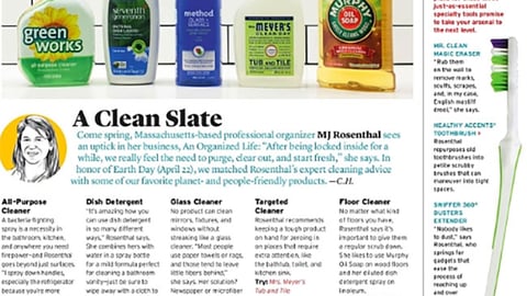 Hannaford 'A Clean Slate' Magazine Article