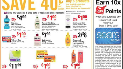 Ahold USA J&J 'Gas Rewards' Feature