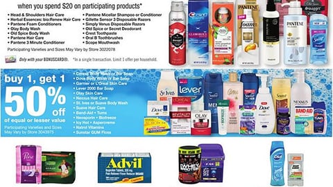 Ahold P&G 'Save $6' Features