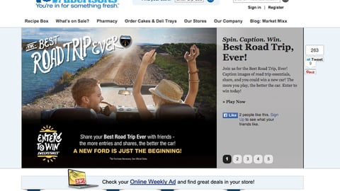 Albertsons 'Best Road Trip Ever' Carousel Ad