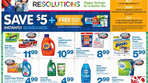 Albertsons P&G 'Resolutions' Promotion