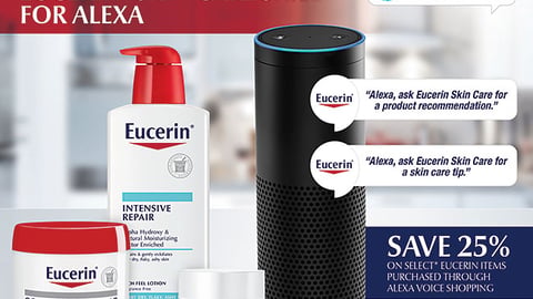 Eucerin 'Just Ask Amazon Alexa' FSI