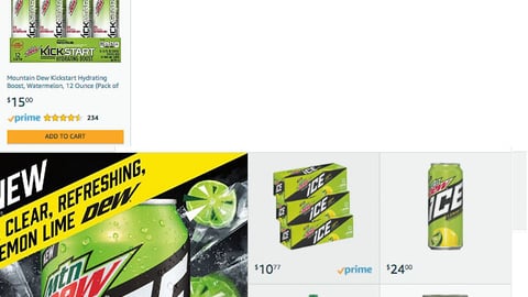 Mountain Dew Amazon Store