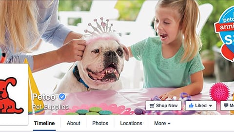 Petco '50th Anniversary Sale' Facebook Cover