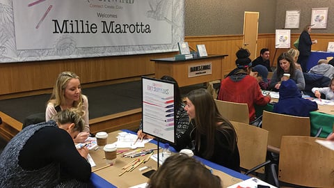 Barnes & Noble 'Art Unwind' Event