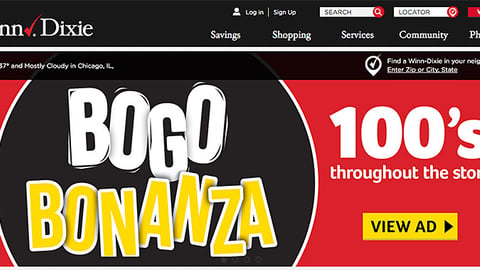 Winn-Dixie 'BOGO Bonanza' Carousel Ad