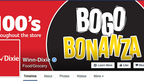 Winn-Dixie 'BOGO Bonanza' Facebook Cover